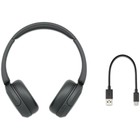Наушники накладные Sony WH-CH520 черный беспроводные bluetooth оголовье (WH-CH520/B) - Фото 7