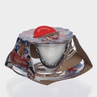 Чайная пара новогодняя «Снегири на рябине», 200 мл, блюдце d=13 см, стекло, прозрачная - Фото 8