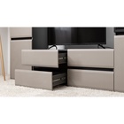 Тумба под ТВ «МОБИ. Сидней» 1299×413×524 мм, цвет антрацит/веллюто капучино - Фото 3