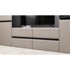 Тумба под ТВ «МОБИ. Сидней» 1299×413×524 мм, цвет антрацит/веллюто капучино - Фото 4