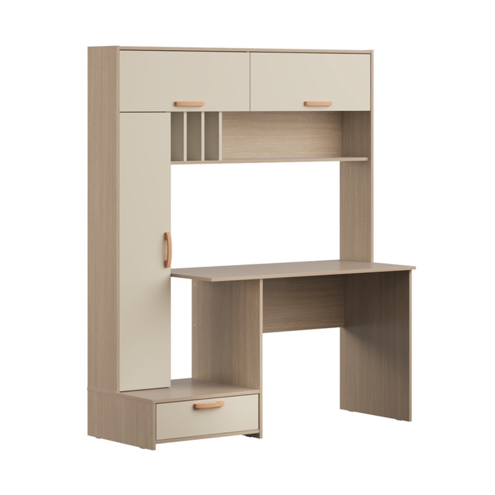 Стол письменный «Лайт 03.243 Н», 1502×573×1799 мм, цвет плэйн/сатин - Фото 1