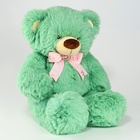 Мягкая игрушка «Медведь», с бантиком, 60 см, цвет зелёный - Фото 2