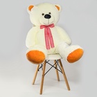 Мягкая игрушка «Медведь», с клетчатым бантом, 90 см - Фото 4