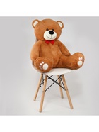 Мягкая игрушка «Медведь», с красным бантиком, 70 см, коричневый - фото 68948542