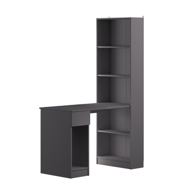 Стол письменный «Лайт 10.01», 1153×582×1790 мм, цвет тёмно – серый