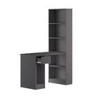 Стол письменный «Лайт 10.01», 1153×582×1790 мм, цвет тёмно – серый - Фото 2