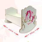 Кроватка - люлька «Единорог», 43 см, белая, принт - Фото 4