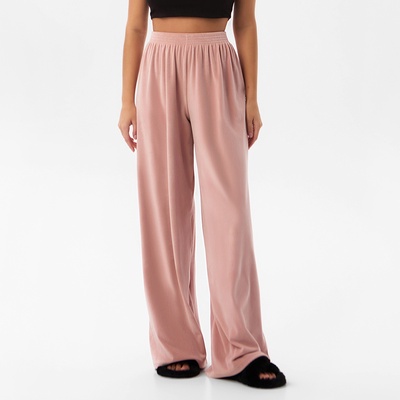 Брюки домашние женские KAFTAN Plushy, размер 40-42, розовые