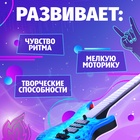 Музыкальная гитара «Рок-звезда», звук свет, цвет синий - Фото 3