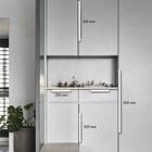 Ручка торцевая CAPPIO RP100WH, L=200 мм, цвет белый, 4 шт. 10788493