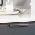 Ручка CAPPIO RT001, L=80 мм, м/о 64 мм, цвет графит, 4 шт. - фото 808590939