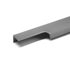 Ручка торцевая CAPPIO RP100GR, L=500 мм, цвет серый, 4 шт. - фото 808590953