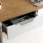 Ручка торцевая CAPPIO RP100GR, L=300 мм, цвет серый, 4 шт. - фото 808590985