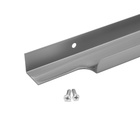 Ручка торцевая CAPPIO RP100GR, L=300 мм, цвет серый, 4 шт. - фото 808590989