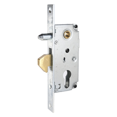 Замок врезной для откатных ворот, БУЛАТ ЗВ4-1К.30.72.22.04, под ц/м, хром