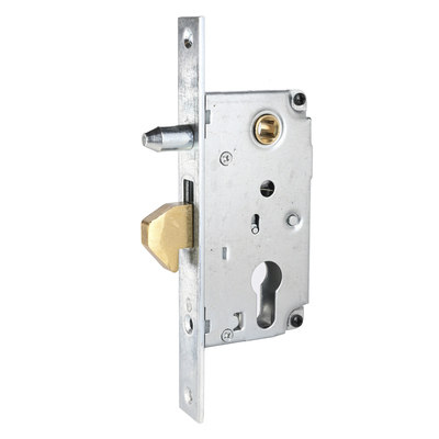 Замок врезной для откатных ворот, БУЛАТ ЗВ4-1К.40.72.22.04, под ц/м, хром