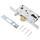 Замок врезной для откатных ворот, БУЛАТ ЗВ4-1К.40.72.22.04, под ц/м, хром - Фото 2