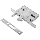 Замок врезной для откатных ворот, БУЛАТ ЗВ4-1К.50.72.25.04, под ц/м, хром - Фото 2