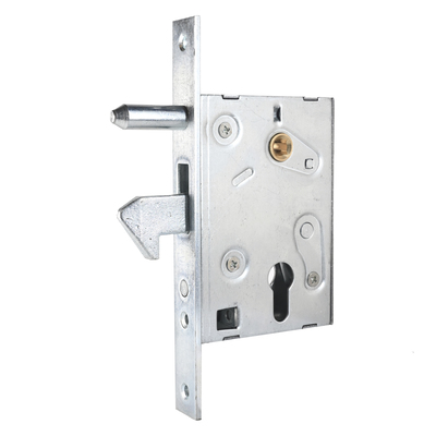 Замок врезной для откатных ворот, БУЛАТ ЗВ4-1К.60.72.25.04, под ц/м, хром