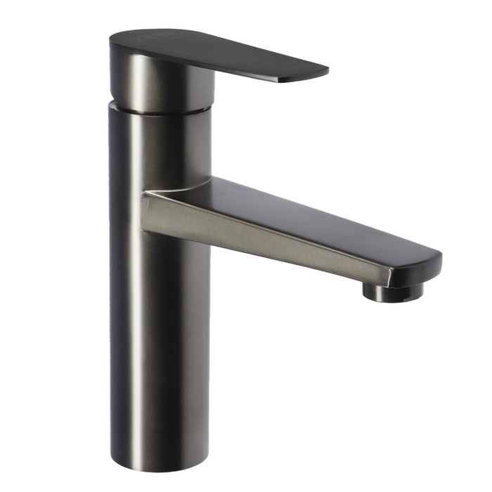 

Смеситель для раковины ZEIN Z3761, однорычажный, высота излива 10.5 см, графит