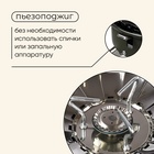 Плита газовая портативная maclay, для кемпинга, с ветрозащитой, 12×12 см, малая, круглая - Фото 5