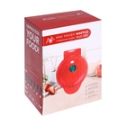 Электровафельница LT-10, пончики, 350 Вт, антипригарное покрытие, красная - Фото 9