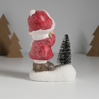 Фигурка светящаяся керамика «Малышка в красном платьице у ёлочки», 11.7×7×16 см - Фото 6