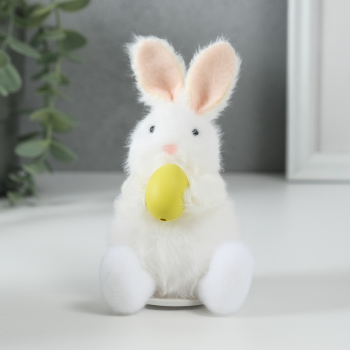 Фигурка «Зайка с яичком», 6.5×7×11.5 см