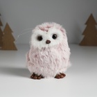 Интерьерная кукла текстильная «Совушка пушистик сиреневая», 11.5×7.7×10 см - Фото 1