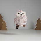 Интерьерная кукла текстильная «Совушка пушистик сиреневая», 11.5×7.7×10 см - Фото 2