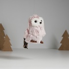 Интерьерная кукла текстильная «Совушка пушистик сиреневая», 11.5×7.7×10 см - Фото 3