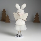 Интерьерная кукла текстильная «Ангелочек в шапке с ушками зайчика», 4×8×20 см - Фото 4