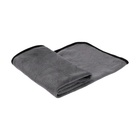 Тряпка для мытья авто, CARTAGE, микрофибра, 400 г/м², 40×60 см, розово-серая - Фото 2