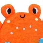 Детская мочалка для купания «Крабик», махра - Фото 4