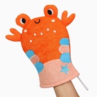 Детская мочалка для купания «Крабик», махра - Фото 2