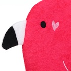 Детская мочалка для купания Крошка Я «Фламинго», махра - Фото 4