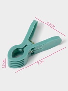 Прищепки для белья Доляна, 24 шт., 7×1.5 см, ширина низа 4.5 см - Фото 2