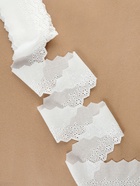 Кружево шитьё, 80 мм, 13.7±1 м, белое - Фото 1