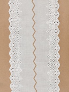 Кружево шитьё, 80 мм, 13.7±1 м, белое - Фото 2