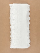 Кружево шитьё, 80 мм, 13.7±1 м, белое - Фото 3