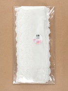 Кружево шитьё, 80 мм, 13.7±1 м, белое - Фото 4