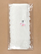 Кружево шитьё, 80 мм × 13,7 ± 1 м, цвет белый - фото 809489621