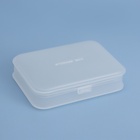 Органайзер с крышкой, для гигиенических принадлежностей, 14×9.5×3.5 см, прозрачный - Фото 3