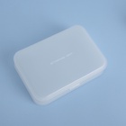 Органайзер с крышкой, для гигиенических принадлежностей, 14×9.5×3.5 см, прозрачный - Фото 4