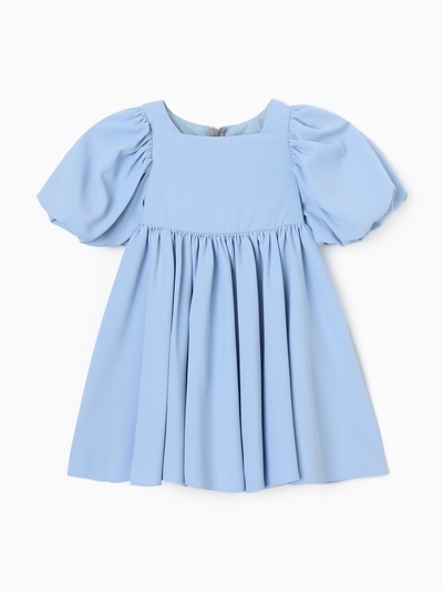 Платье нарядное для девочки MINAKU: Party Dress, голубое, рост 110-116 см