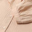 Блузка для девочки MINAKU: Cotton collection, светло-бежевая, рост 122 см  (артикул 10698214)  большой выбор товаров оптом и в розницу по низким ценам с доставкой