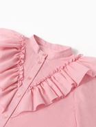 Блузка для девочки MINAKU: Cotton collection, розовая, рост 146 см - Фото 9