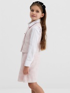 Жилетка для девочки, MINAKU :Party Dress, розовая, рост 140 см - Фото 9