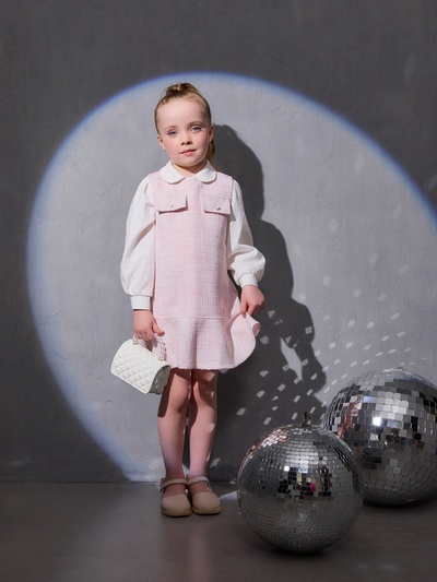 Сарафан для девочки MINAKU: Party Dress, розовый, рост 116 см