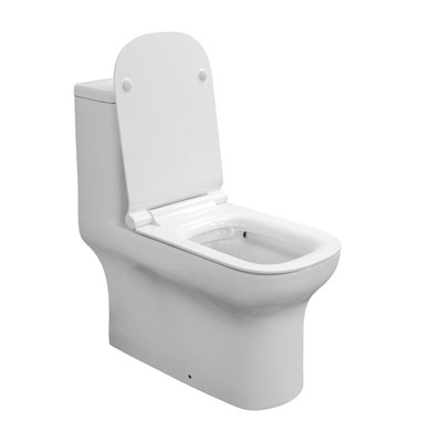 Унитаз моноблок Comforty CF3C6328P, универсальный выпуск, дюропласт, 2-реж. арматура